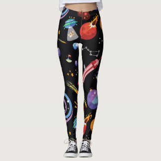 Spaced Out Leggings - Outer Space Clothing