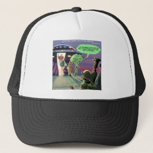 Spaced Out Vegan Funny Trucker Hat