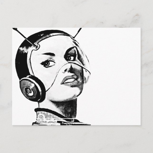 Spacegirl Postcard (Front)