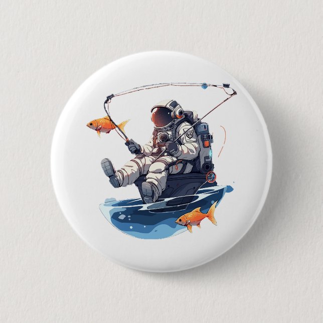 spaceman 2 inch round button (Front)