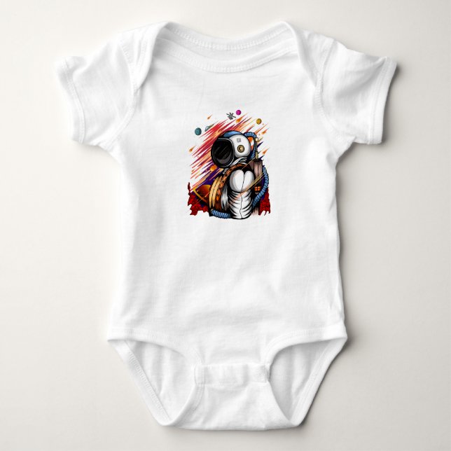 Spaceman Baby Bodysuit (Front)