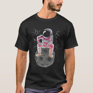 Spaceman Constellation Artistic Science Astronaut T-Shirt