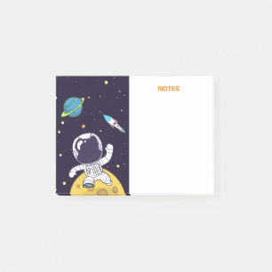 Spaceman Exploring Outer Space Post-it Notes