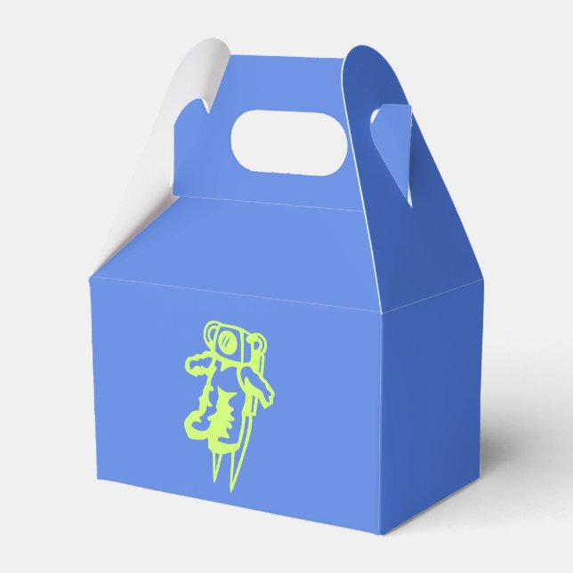 Spaceman Favor Box (Front Side)