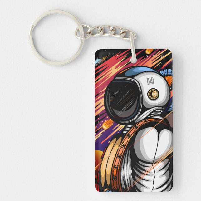 Spaceman Keychain (Front)