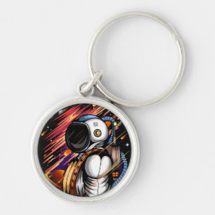 Spaceman Keychain