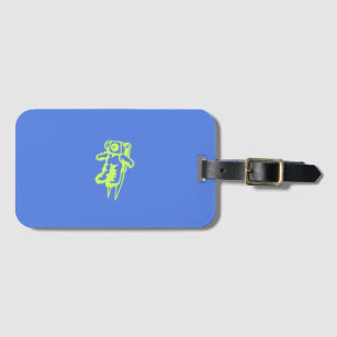 Spaceman Luggage Tag