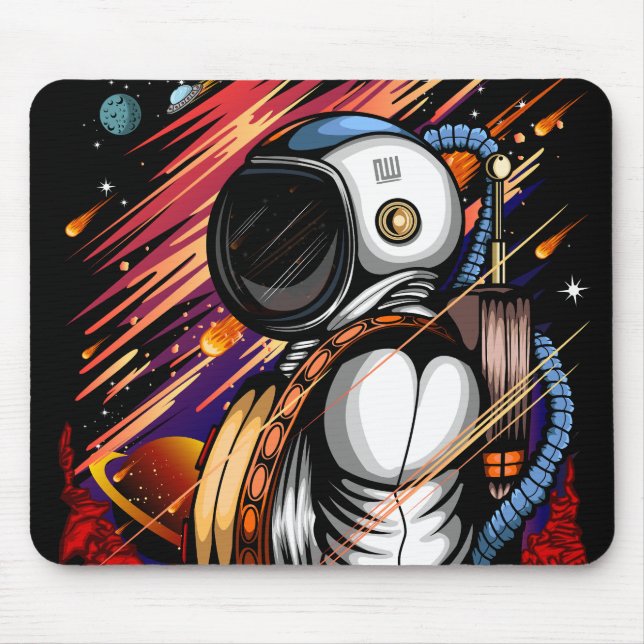 Spaceman Mouse Pad (Front)