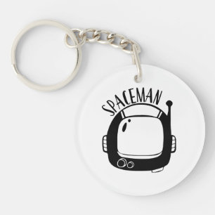 Spaceman Vintage Keychain