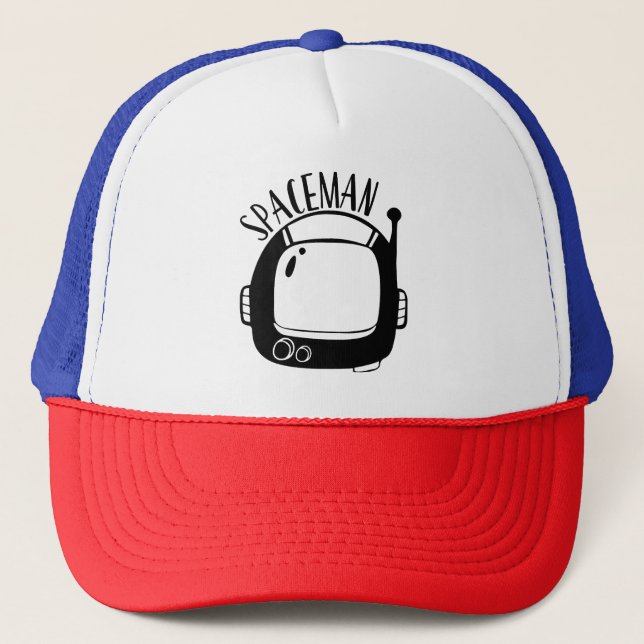 Spaceman Vintage Trucker Hat (Front)