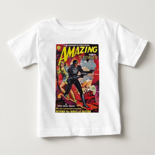 Spaceman with Two Rayguns Baby T-Shirt