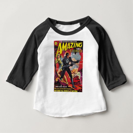 Spaceman with Two Rayguns Baby T-Shirt