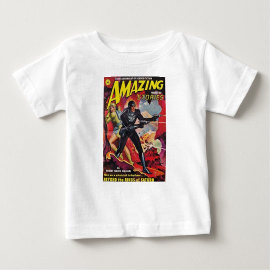 Spaceman with Two Rayguns Baby T-Shirt