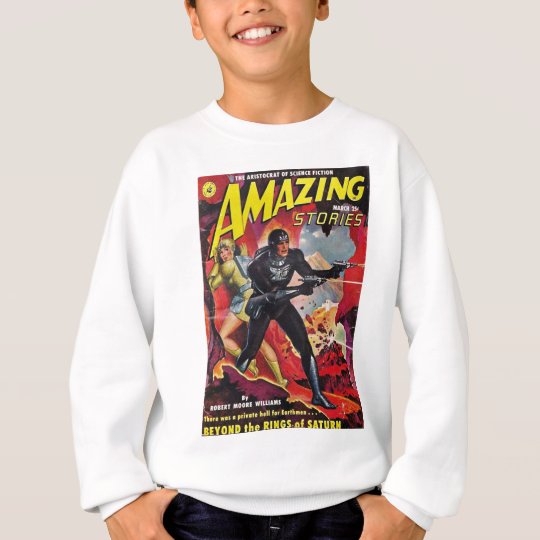 Spaceman with Two Rayguns Sweatshirt
