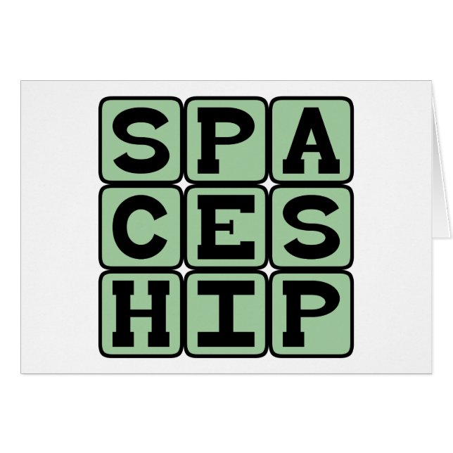 Spaceship, Alien Vessel (Front Horizontal)