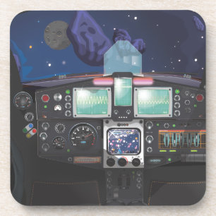 Spaceship Console Coaster
