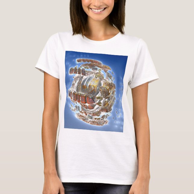 Spaceship Disintegration T-Shirt (Front)