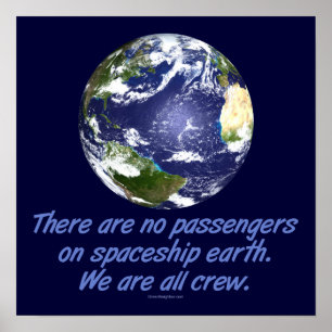 Spaceship Earth, Environment Poster