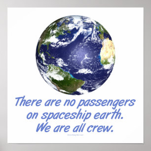 Spaceship Earth, Environment Poster