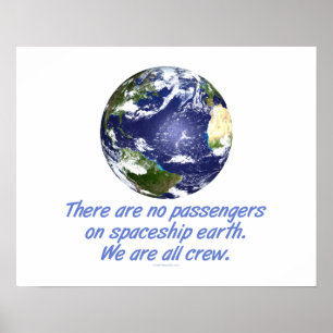 Spaceship Earth, Environment Poster
