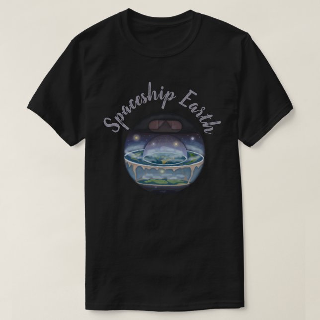 Spaceship Earth T-Shirt (Design Front)
