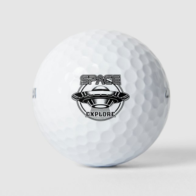 Spaceship  golf balls (Front)