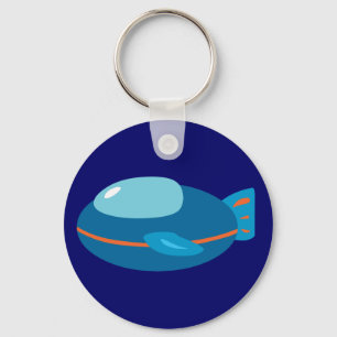 Spaceship Keychain