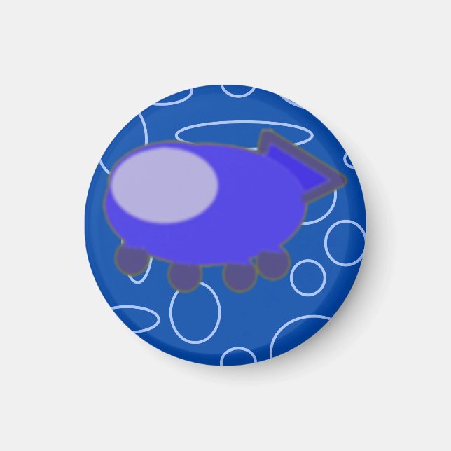Spaceship Magnet (Front)