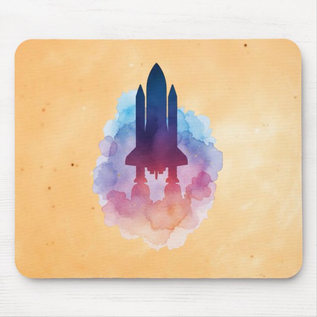 Spaceship Mouse Pad (Front)