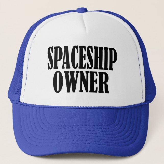 SPACESHIP OWNER TRUCKER HAT (Front)