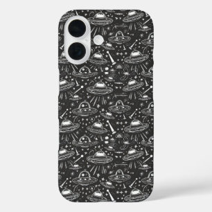 Spaceship Pattern Phone Case