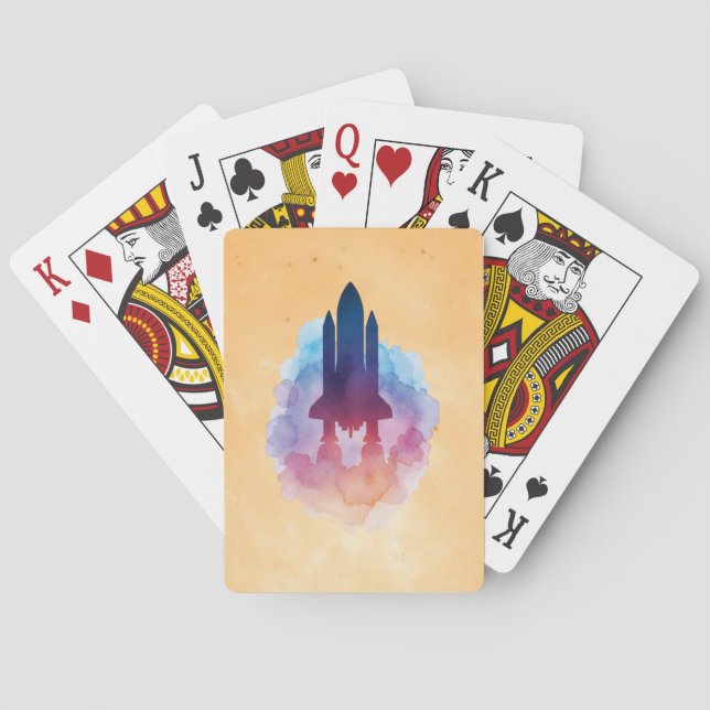 Spaceship Playing Cards (Back)