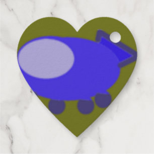 Spaceship Popcorn Anime Favour Tag