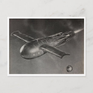 "Spaceship" Postcard