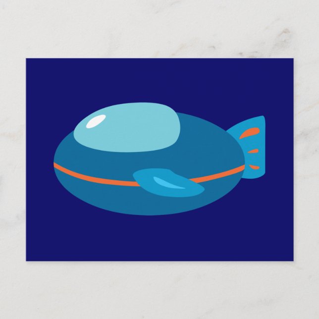 Spaceship Postcard (Front)