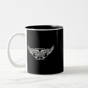 Spaceship Service “We Fix Anything That Shoots Las Two-Tone Coffee Mug