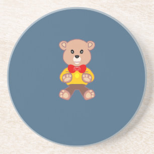 Spaceship Teddy Bear  Coaster