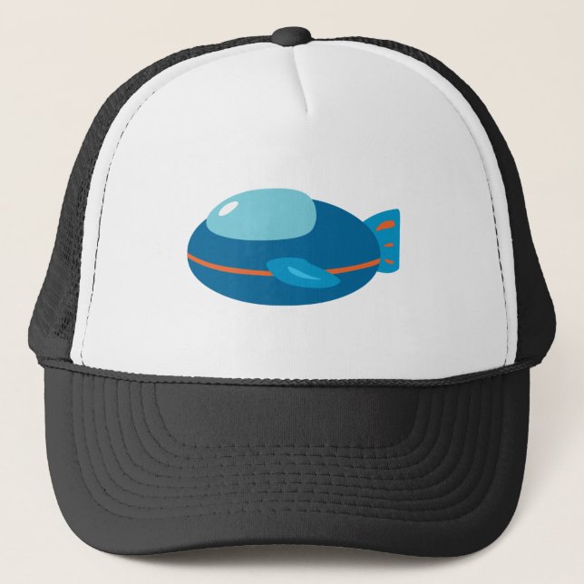 Spaceship Trucker Hat (Front)