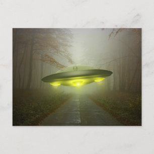 SPACESHIP UFO ART Postcards