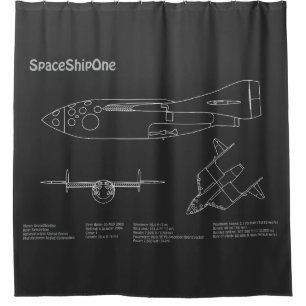 SpaceShipOne - Airplane Blueprint Drawing Plans PD
