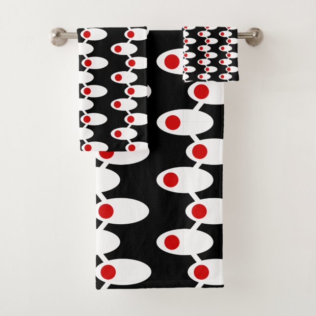 Spaceships  bath towel set (Insitu)
