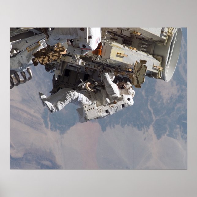 Spacewalk & ISS (STS-115) Poster (Front)