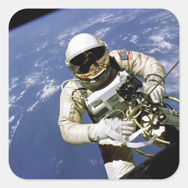 Spacewalk Square Sticker (Front)