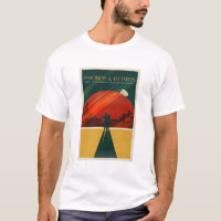 SpaceX Mars Phobos and Deimos Tourism Poster