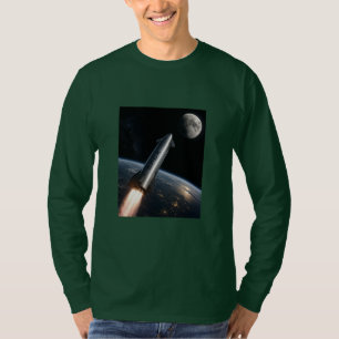 SpaceX Starship Launch Reusable Rocket T-Shirt