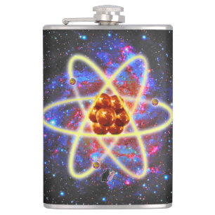 Spacey Atomic Hip Flask