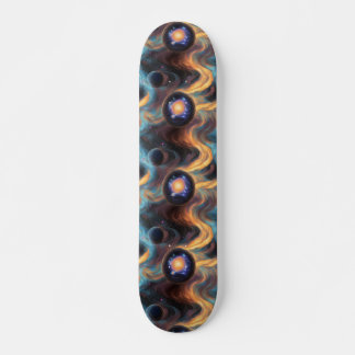 spacey design skateboard