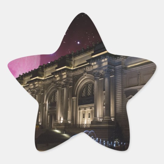 Spacey Metropolitan Museum Star Sticker