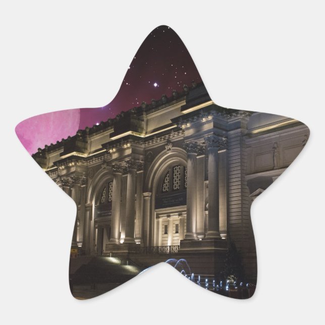 Spacey Metropolitan Museum Star Sticker (Front)