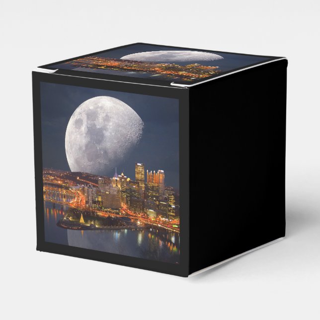 Spacey Pittsburgh Favor Box (Front Side)